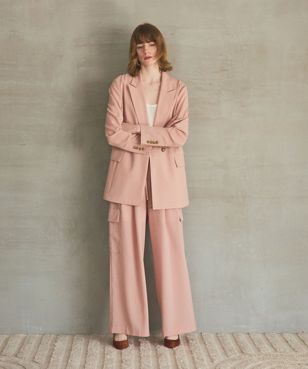 GRACE CONTINENTAL ダブルブレストライトジャケット 