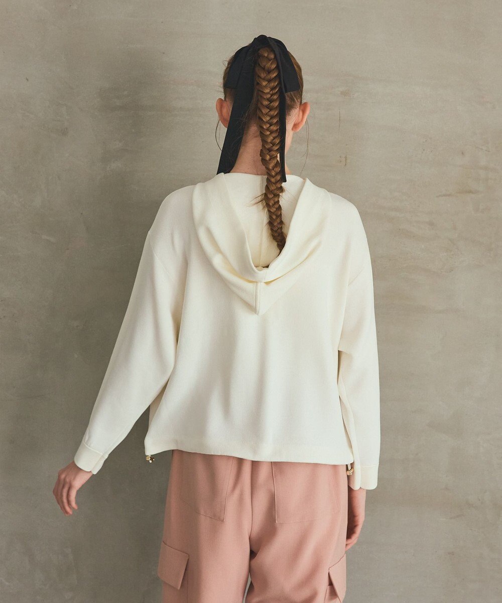 GRACE CONTINENTAL ニットフーディブルゾン 