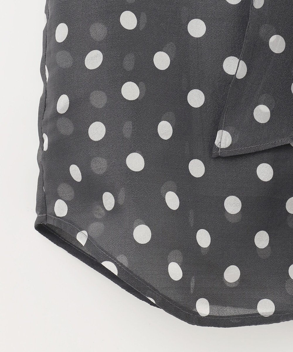 GRACE CONTINENTAL シアードットプリントブラウス