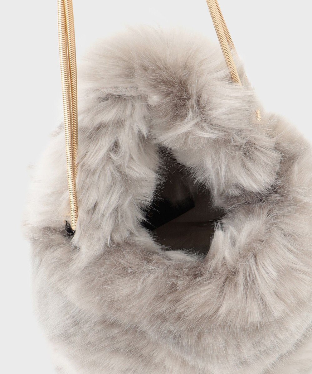 GRACE CONTINENTAL a point etcフェイクファーミニバッグ 