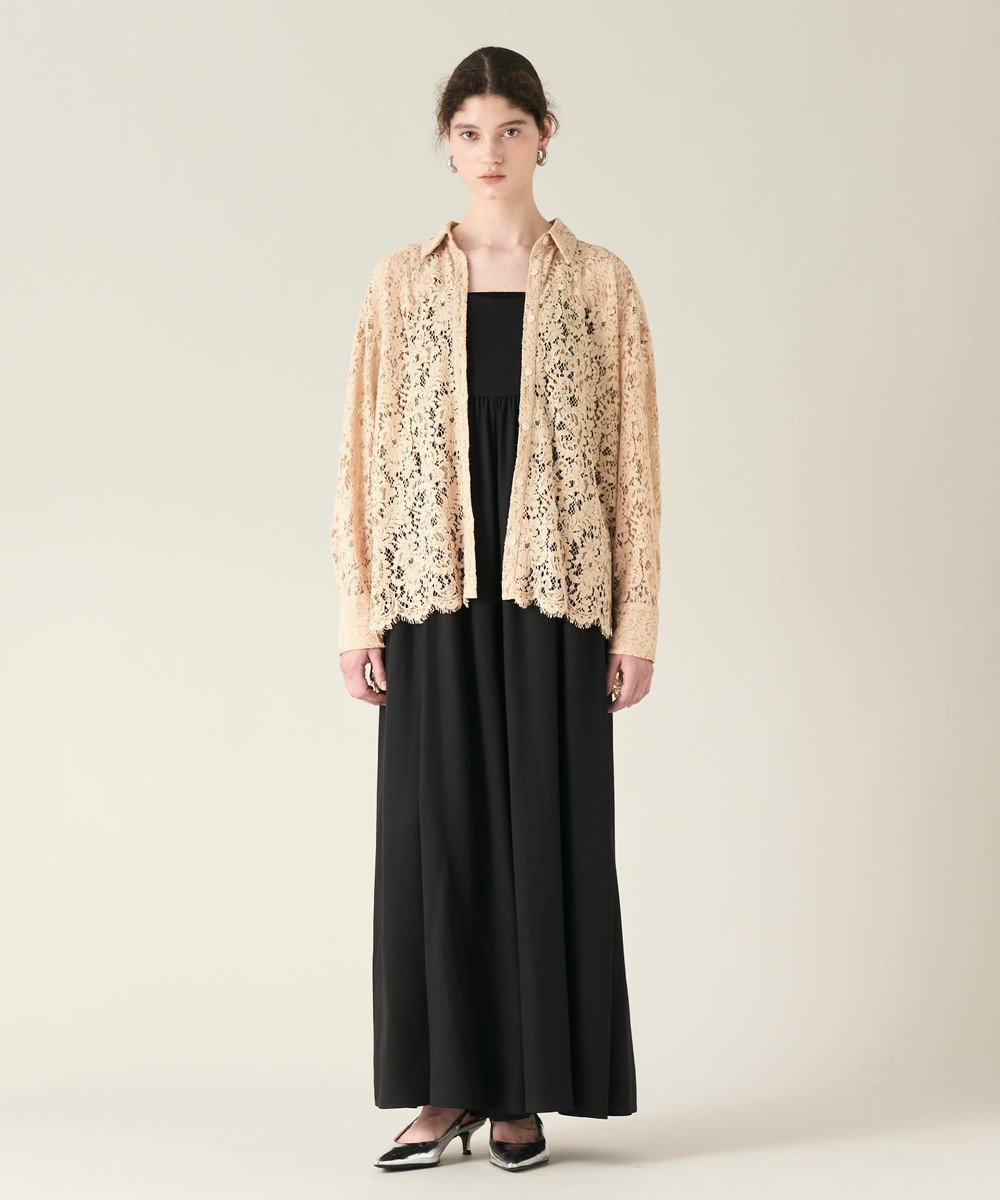 GRACE CONTINENTAL コードレースオーバーシャツ