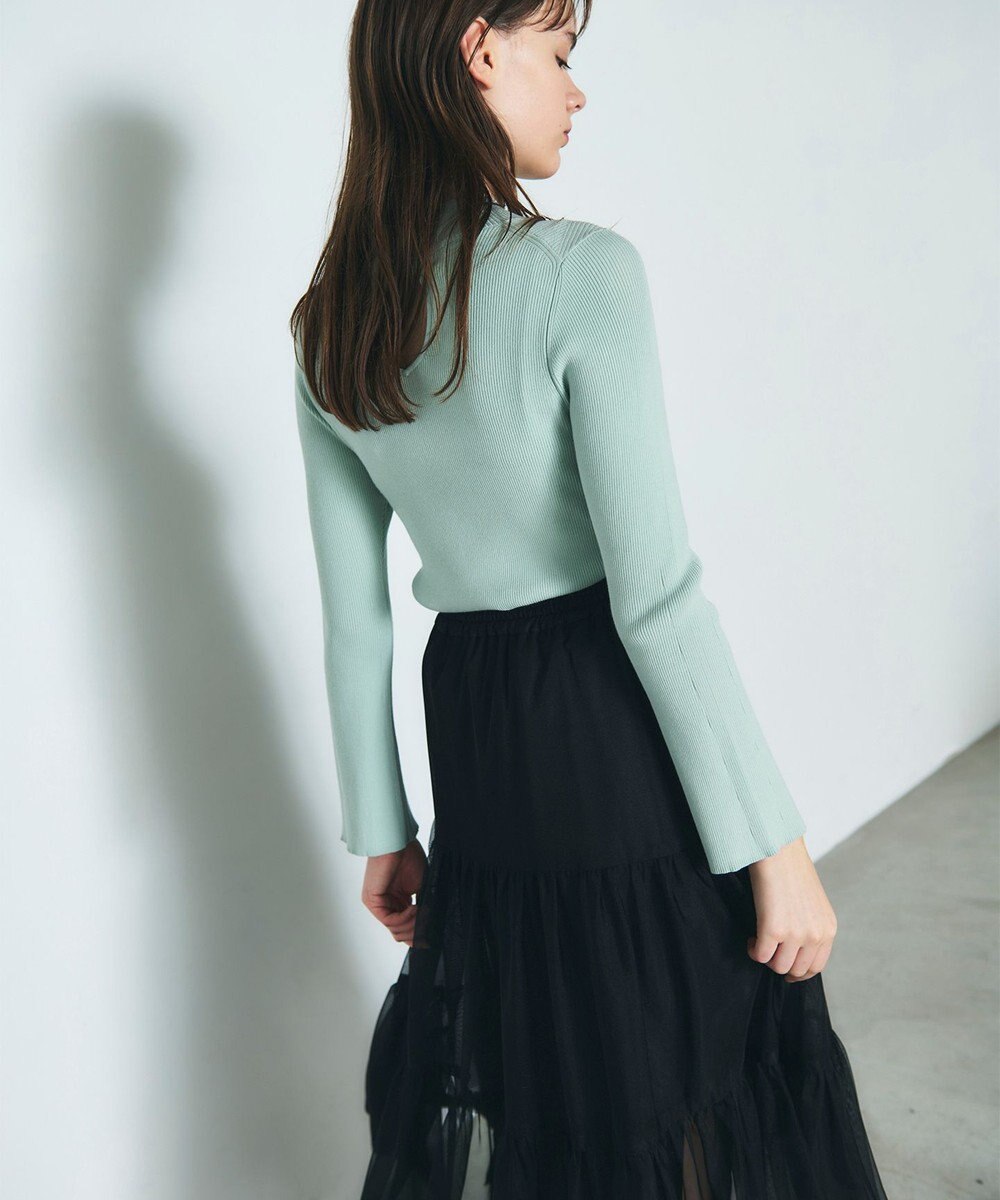 GRACE CONTINENTAL チュールティアードスカート 