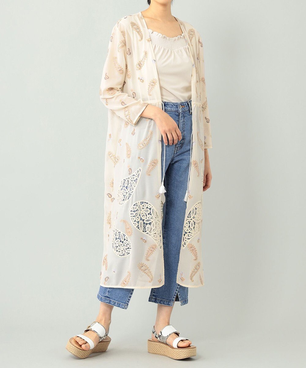 ペイズリーレースカーディガン Grace Continental Grace Continental グレースコンチネンタル 通販