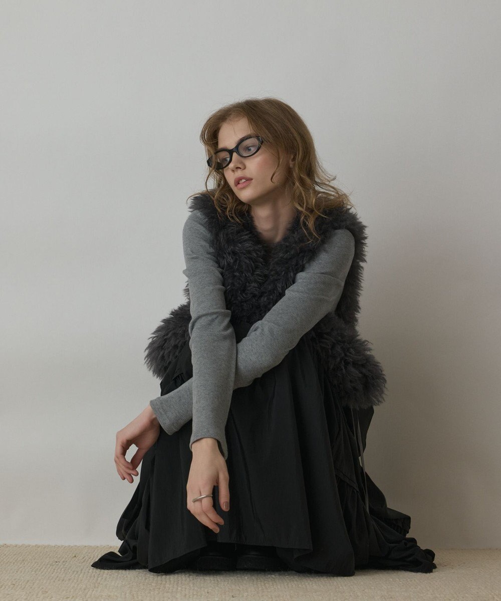 GRACE CONTINENTAL ショ－トファ－ジレ 