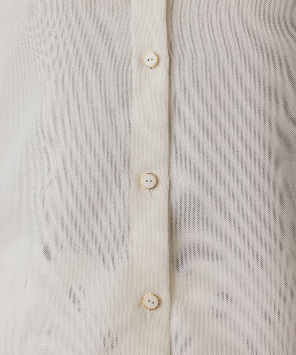 GRACE CONTINENTAL シアーメッシュノースリーブ