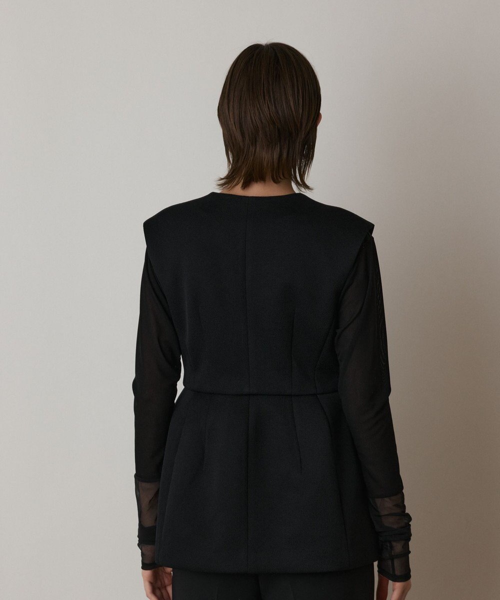 GRACE CONTINENTAL ダンボールニットジレジャケット 