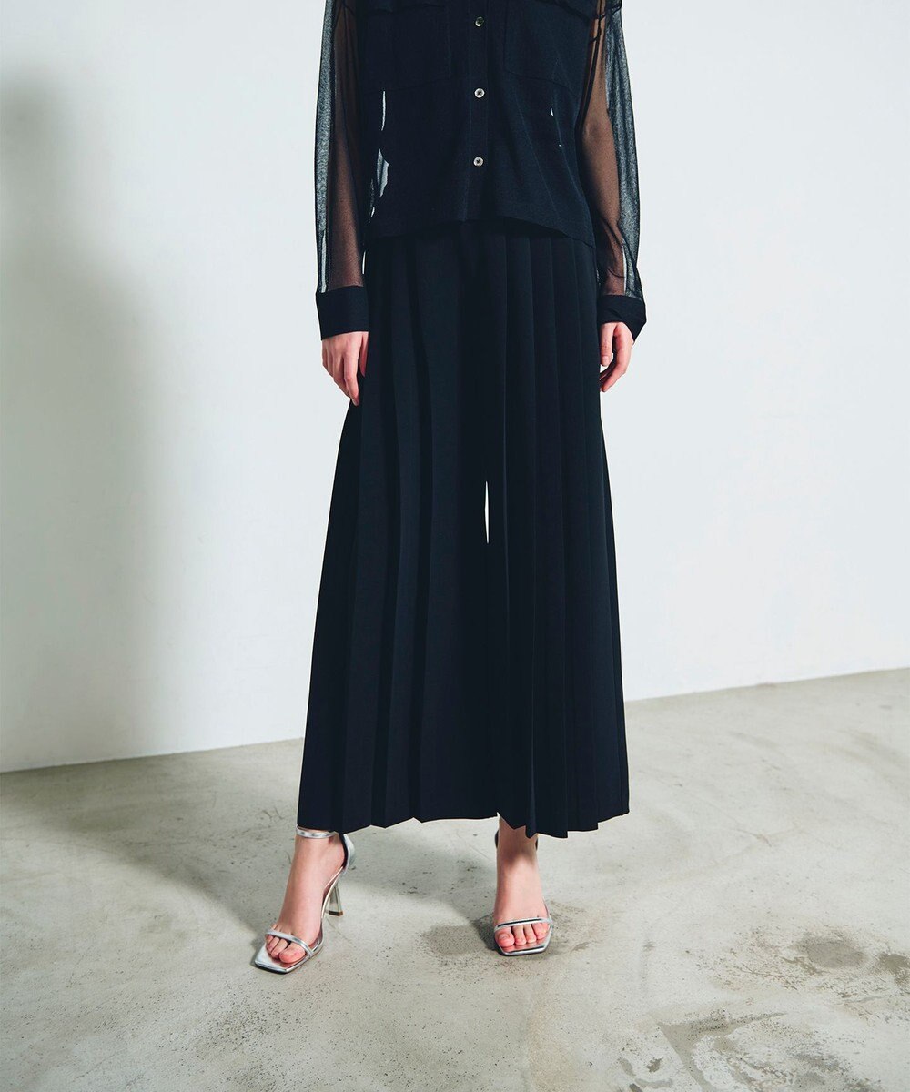 GRACE CONTINENTAL トリアセプリーツパンツ