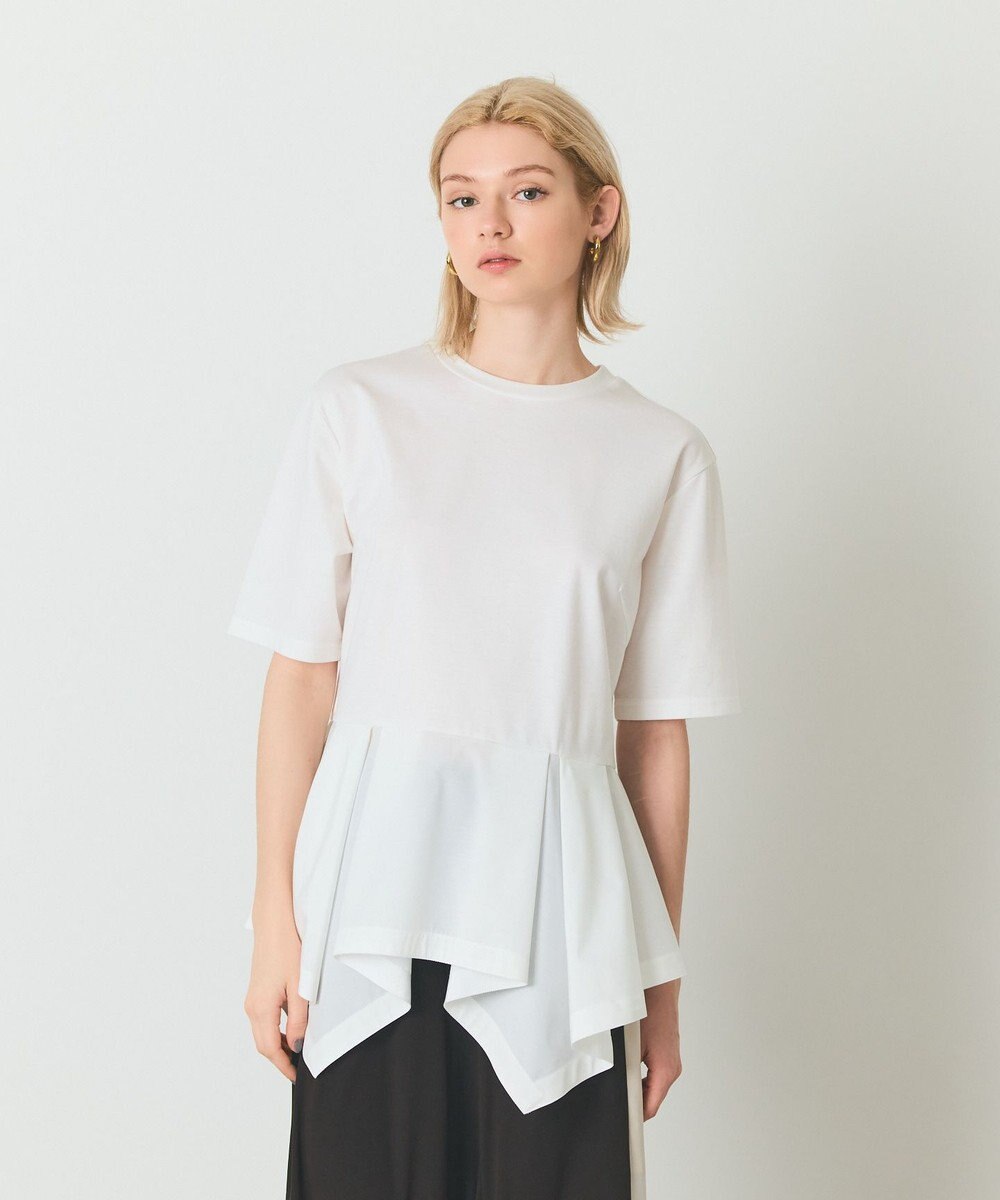 GRACE CONTINENTAL ペプラムカットトップ 