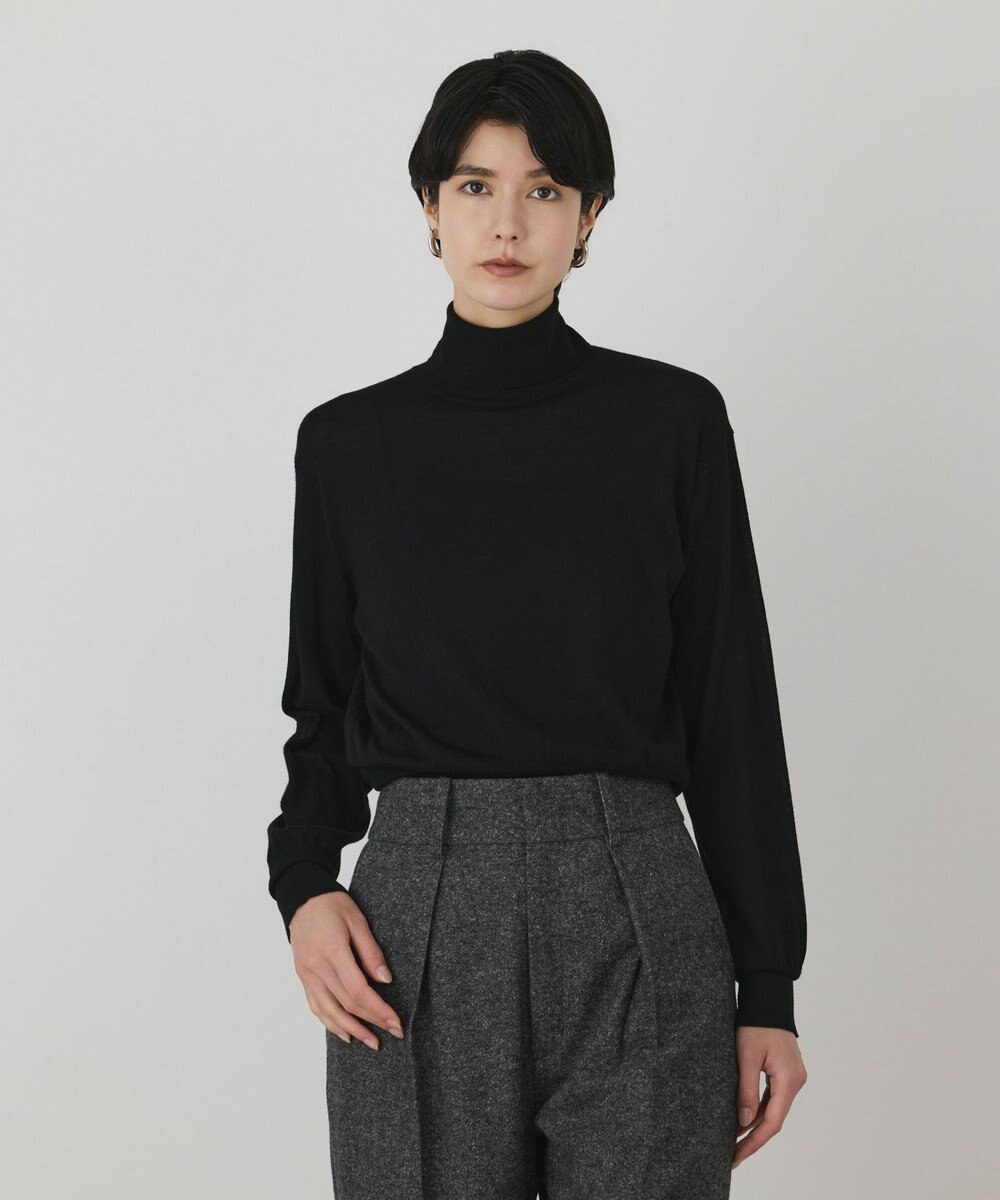 GRACE CONTINENTAL カシミヤ混ニットトップ 