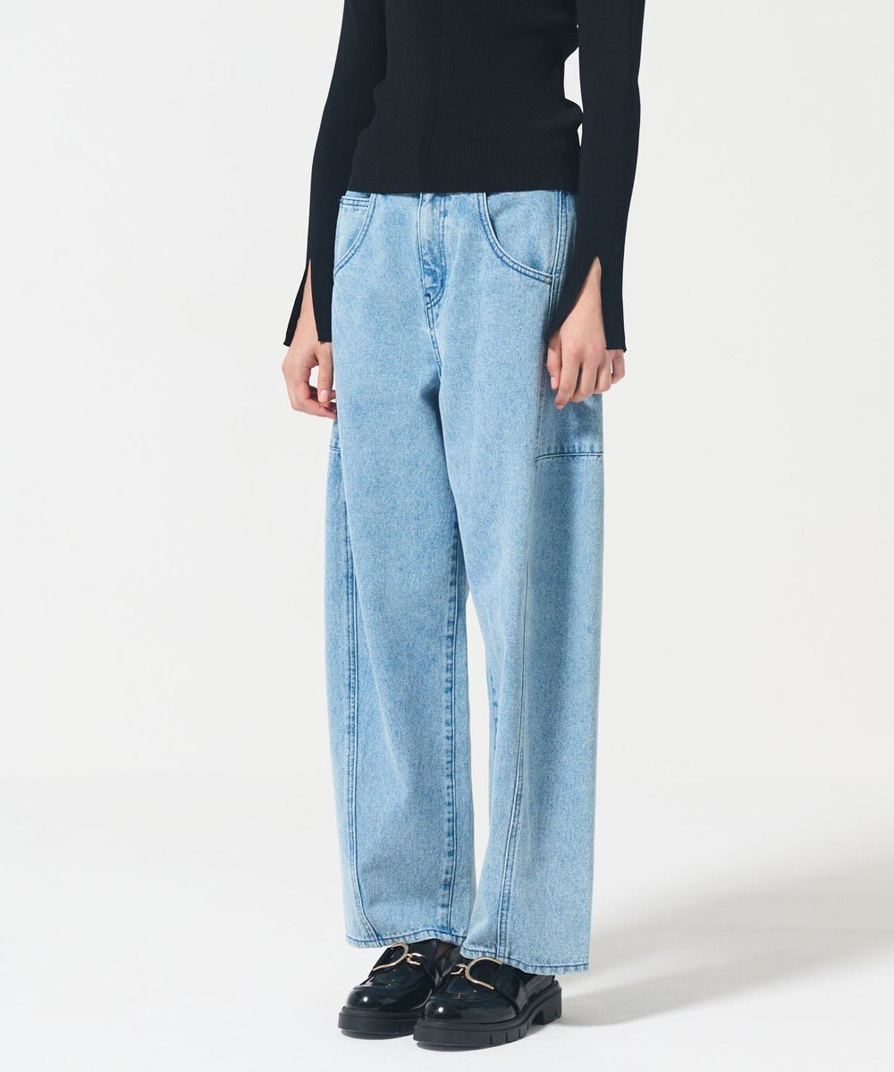 GRACE CONTINENTAL エッグラインデニムパンツ