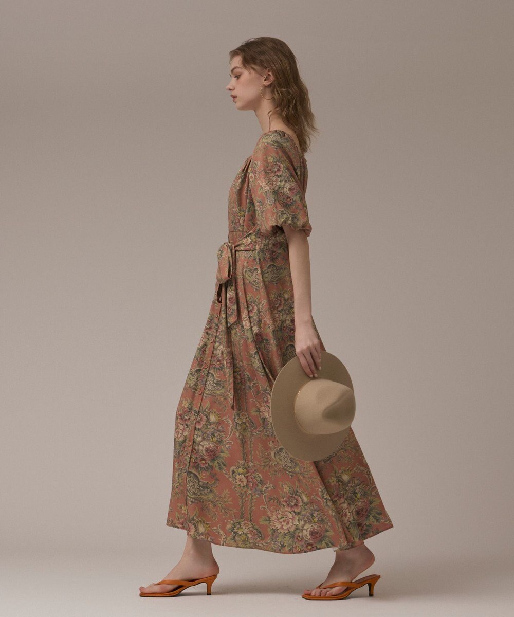 GRACE CONTINENTAL ヴィンテージフラワープリントワンピース 