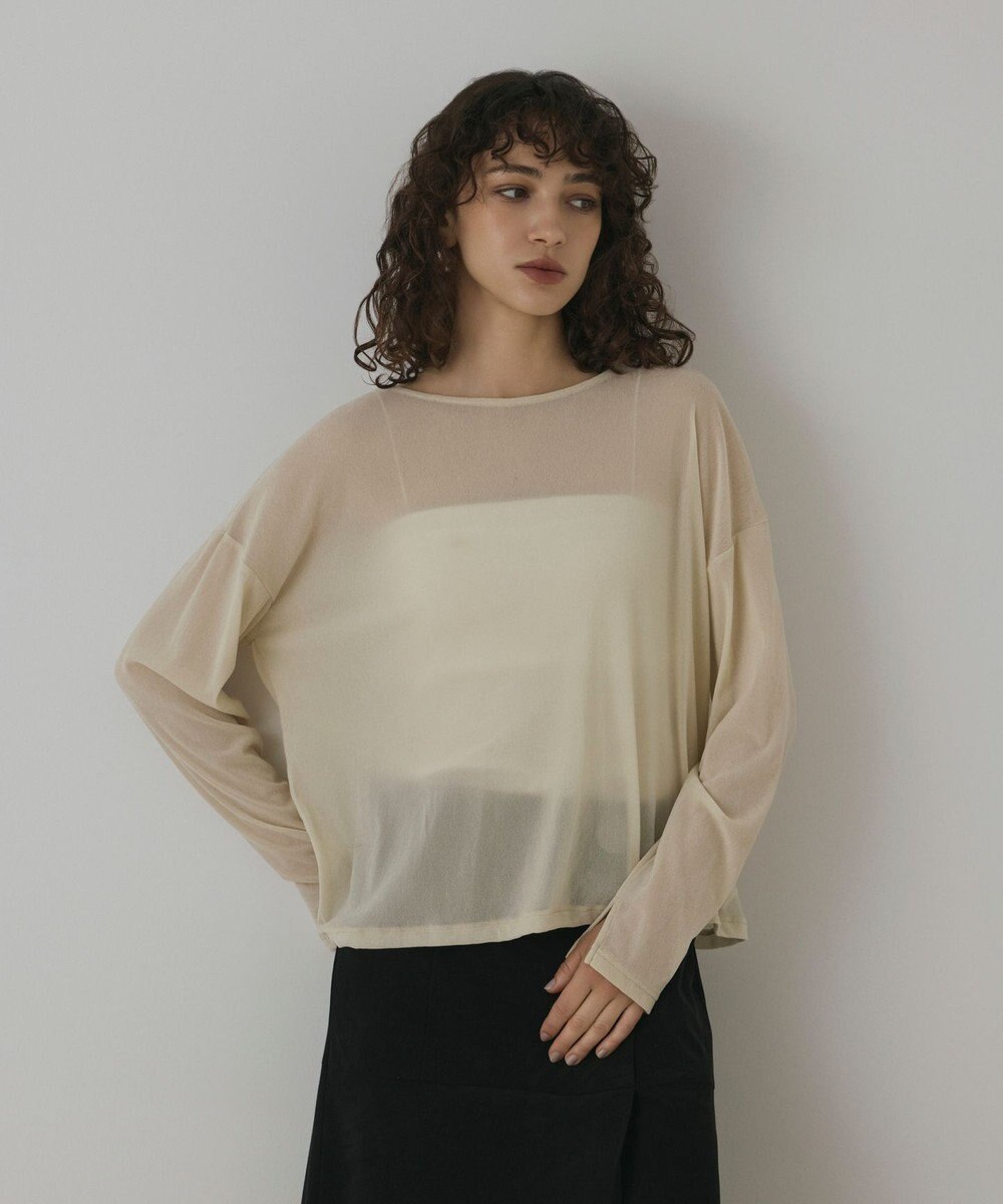 GRACE CONTINENTAL フロッキーオーバーカットトップ 