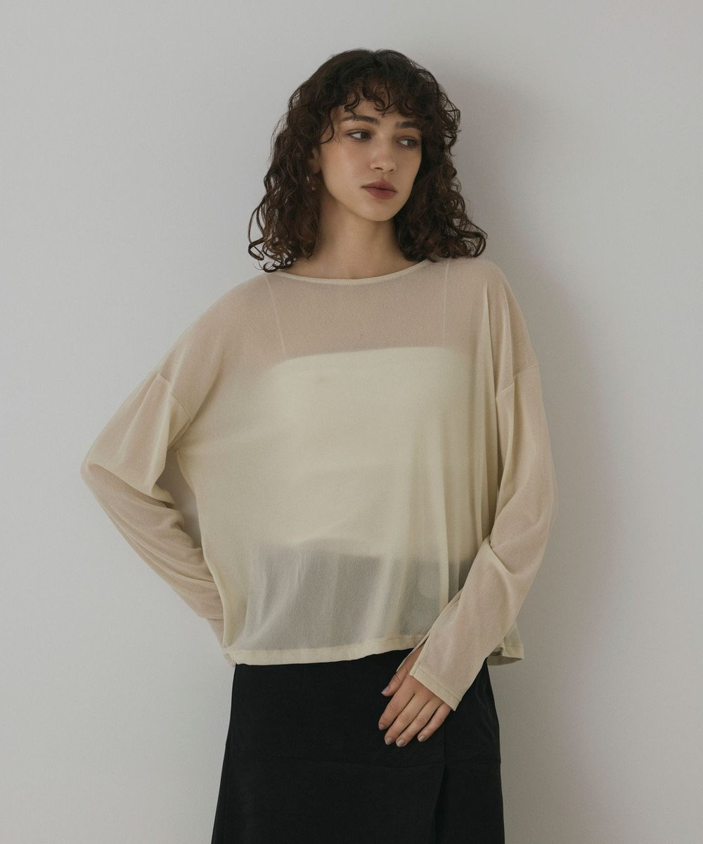 GRACE CONTINENTAL フロッキーオーバーカットトップ