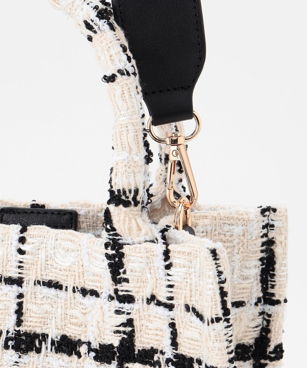 GRACE CONTINENTAL ツイードショルダーバッグ 