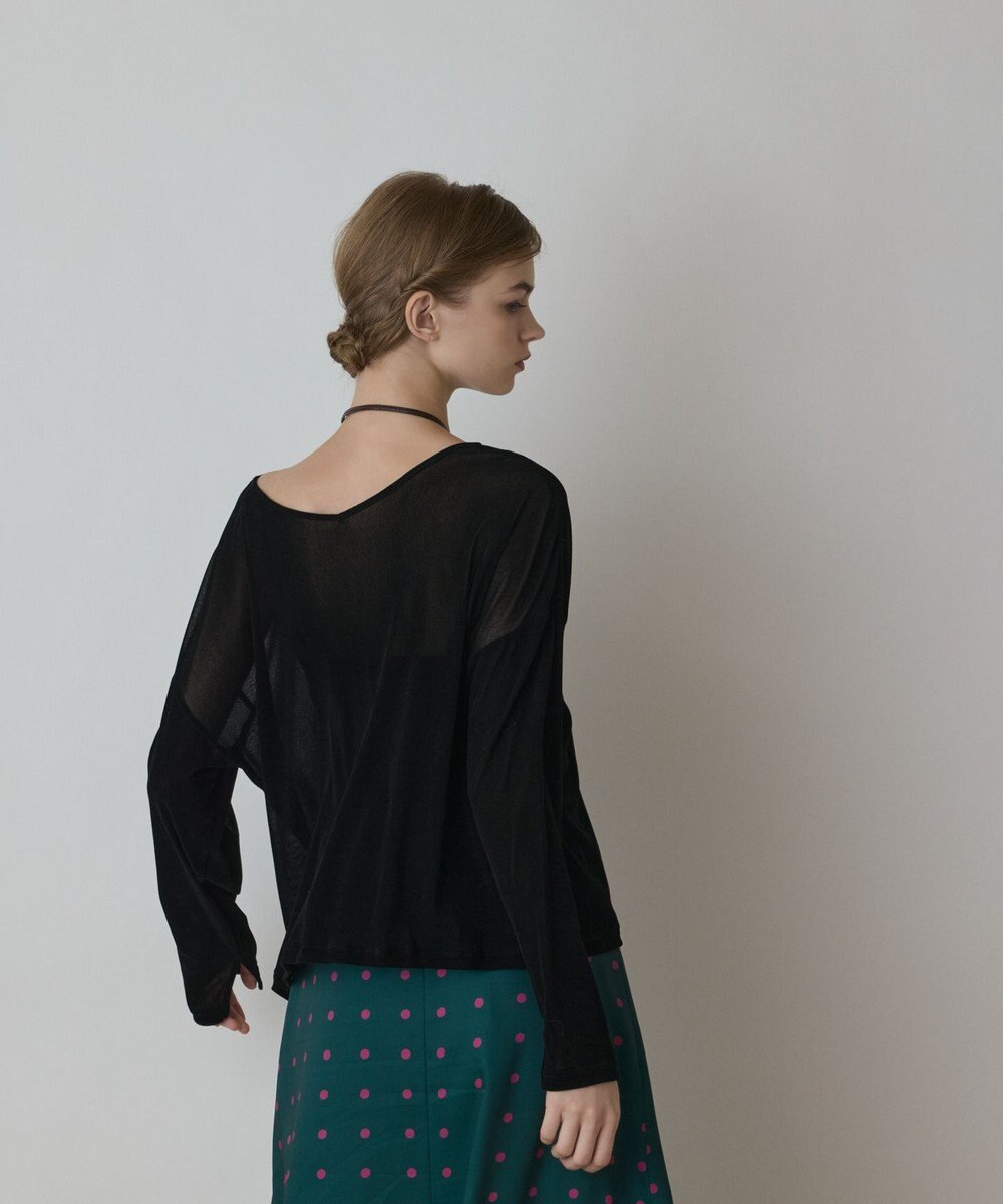 GRACE CONTINENTAL フロッキーオーバーカットトップ 