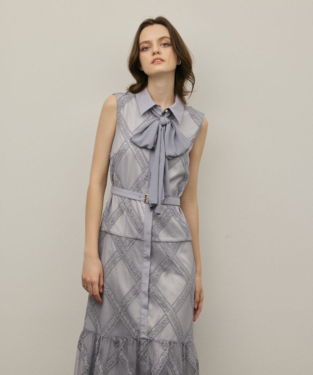 GRACE CONTINENTAL チュールレースワンピース 