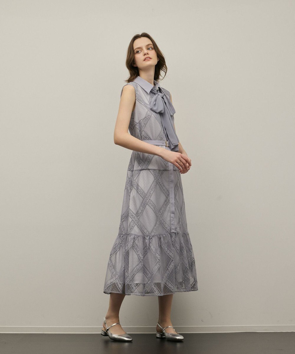 GRACE CONTINENTAL チュールレースワンピース 