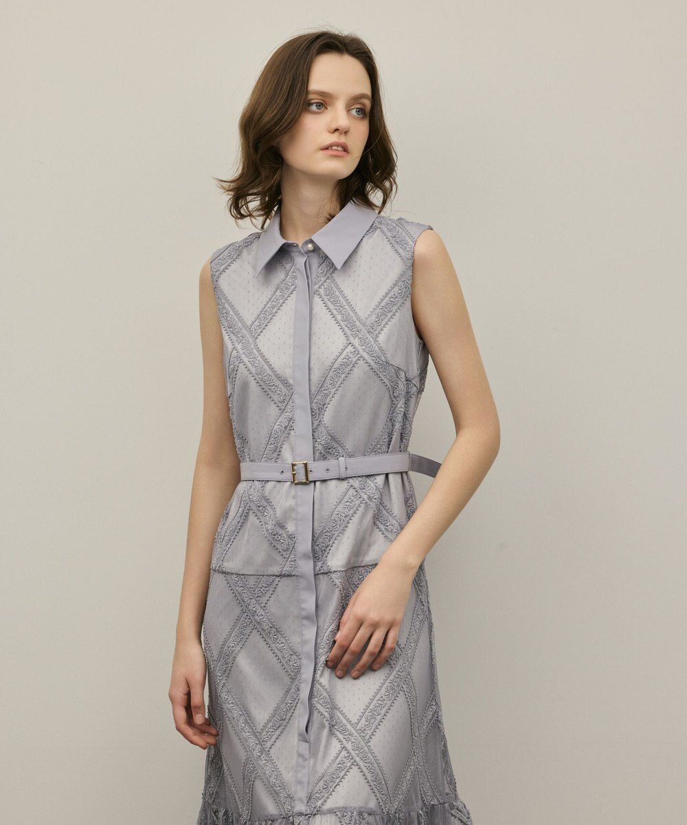 GRACE CONTINENTAL チュールレースワンピース 