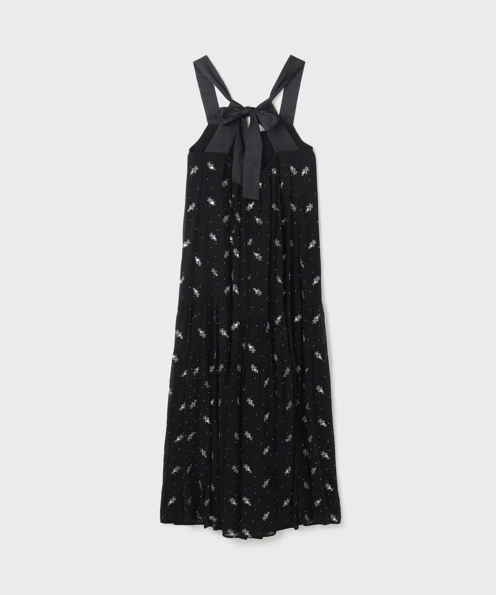 GRACE CONTINENTAL フラワー刺繍ノースリーブワンピース