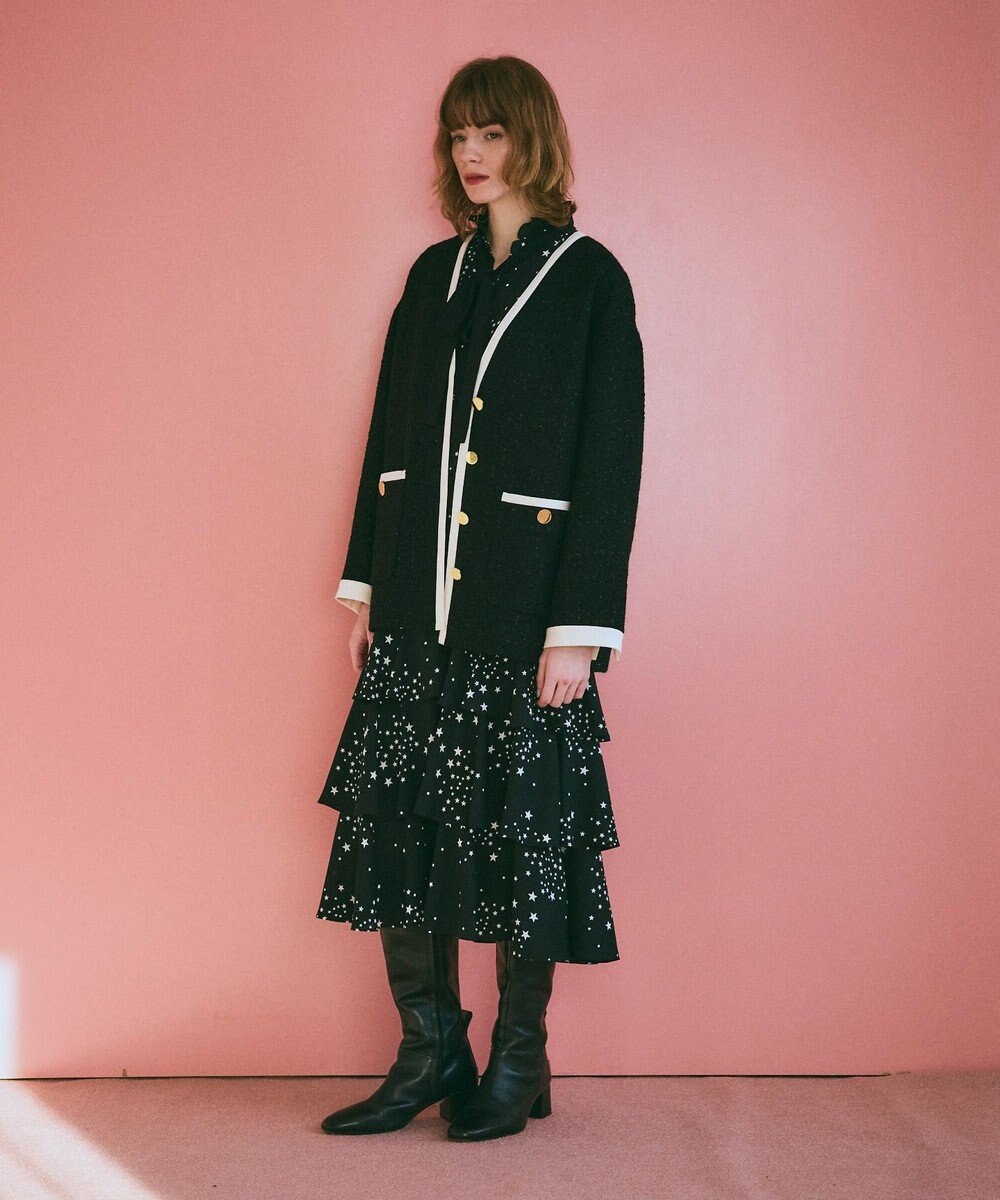 GRACE CONTINENTAL エトワールドレープドレス 