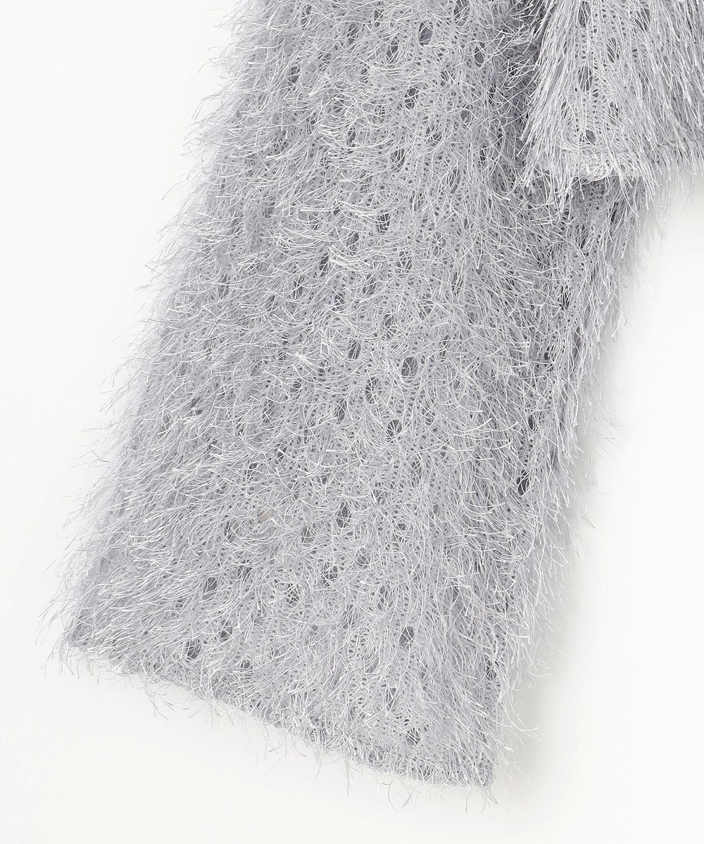 GRACE CONTINENTAL ラメフリンジカットトップ