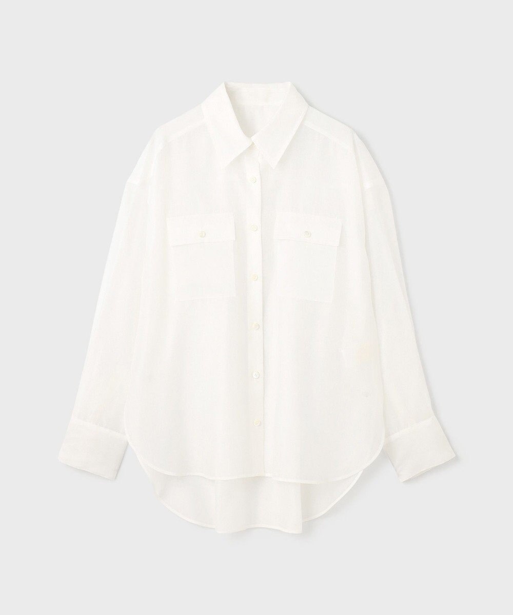 GRACE CONTINENTAL / グレースコンチネンタル マットシアーシャツ マットシアーシャツ / GRACE CONTINENTAL | GRACE CONTINENTAL