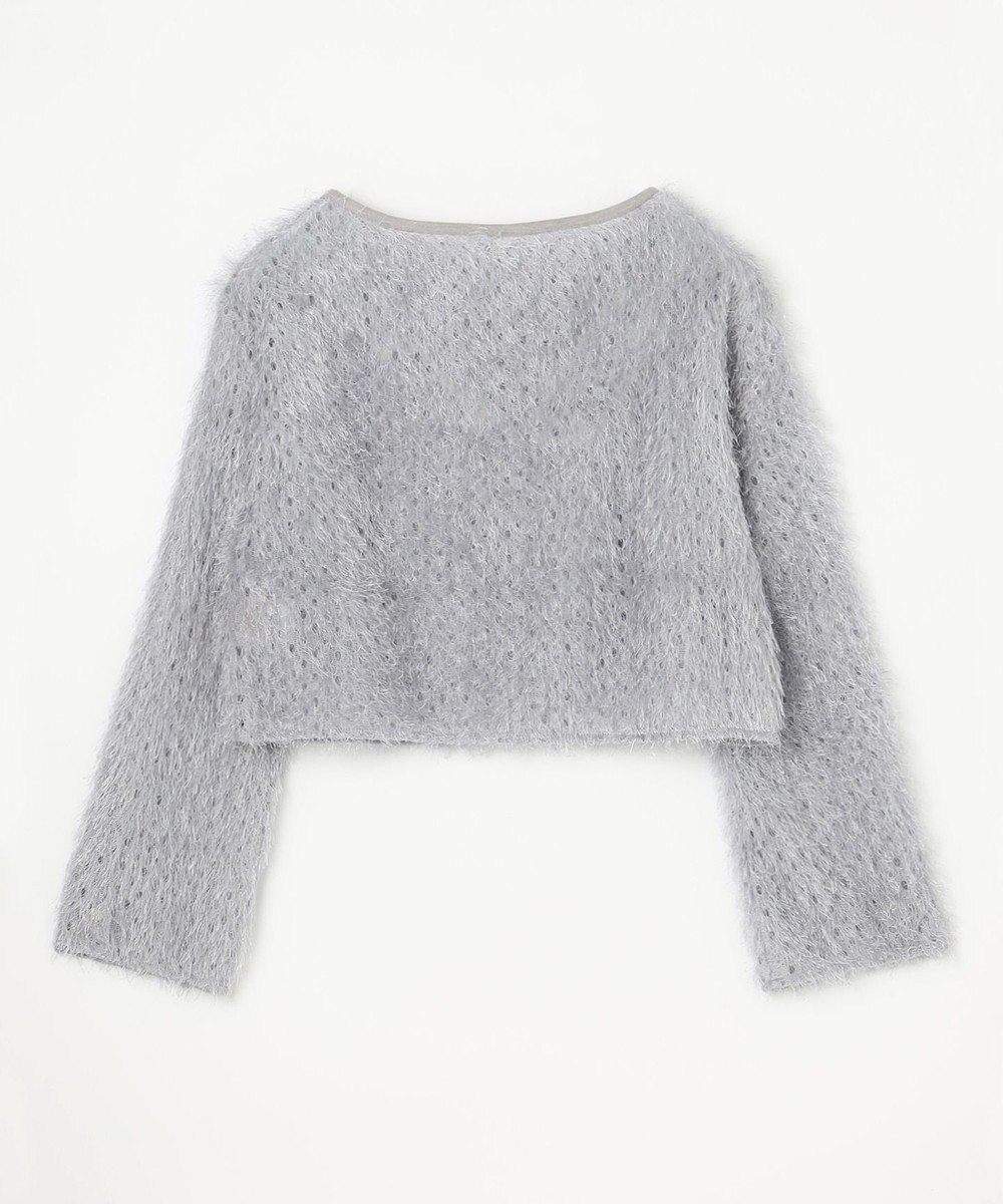 GRACE CONTINENTAL ラメフリンジカットトップ