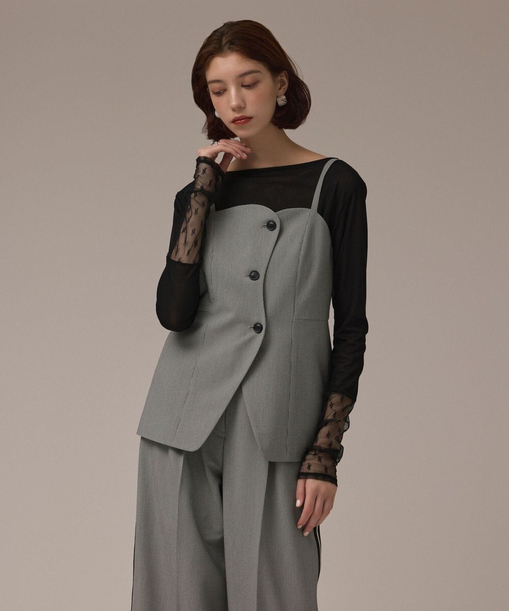 GRACE CONTINENTAL フロントウェーブキャミ 