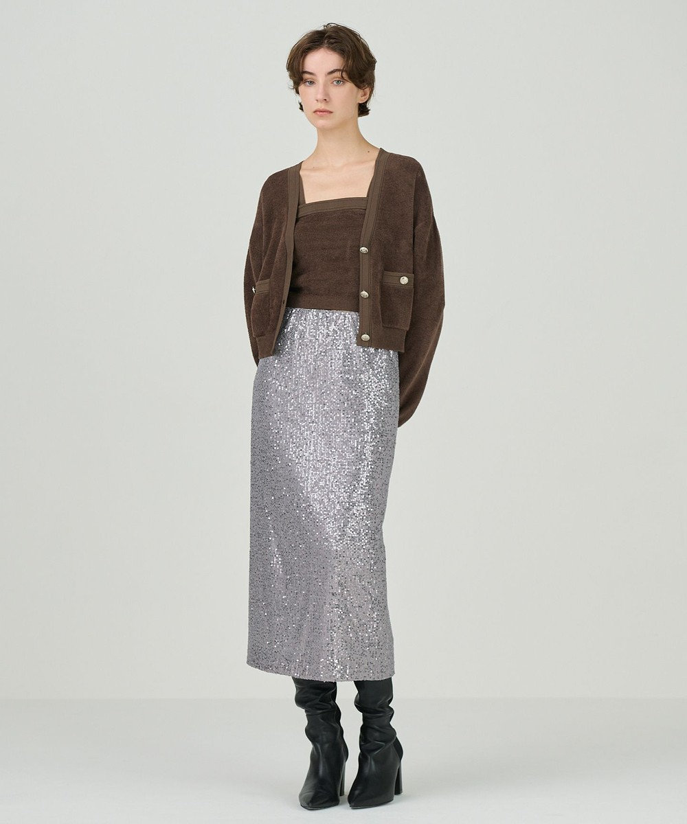 GRACE CONTINENTAL モールニットベアトップ