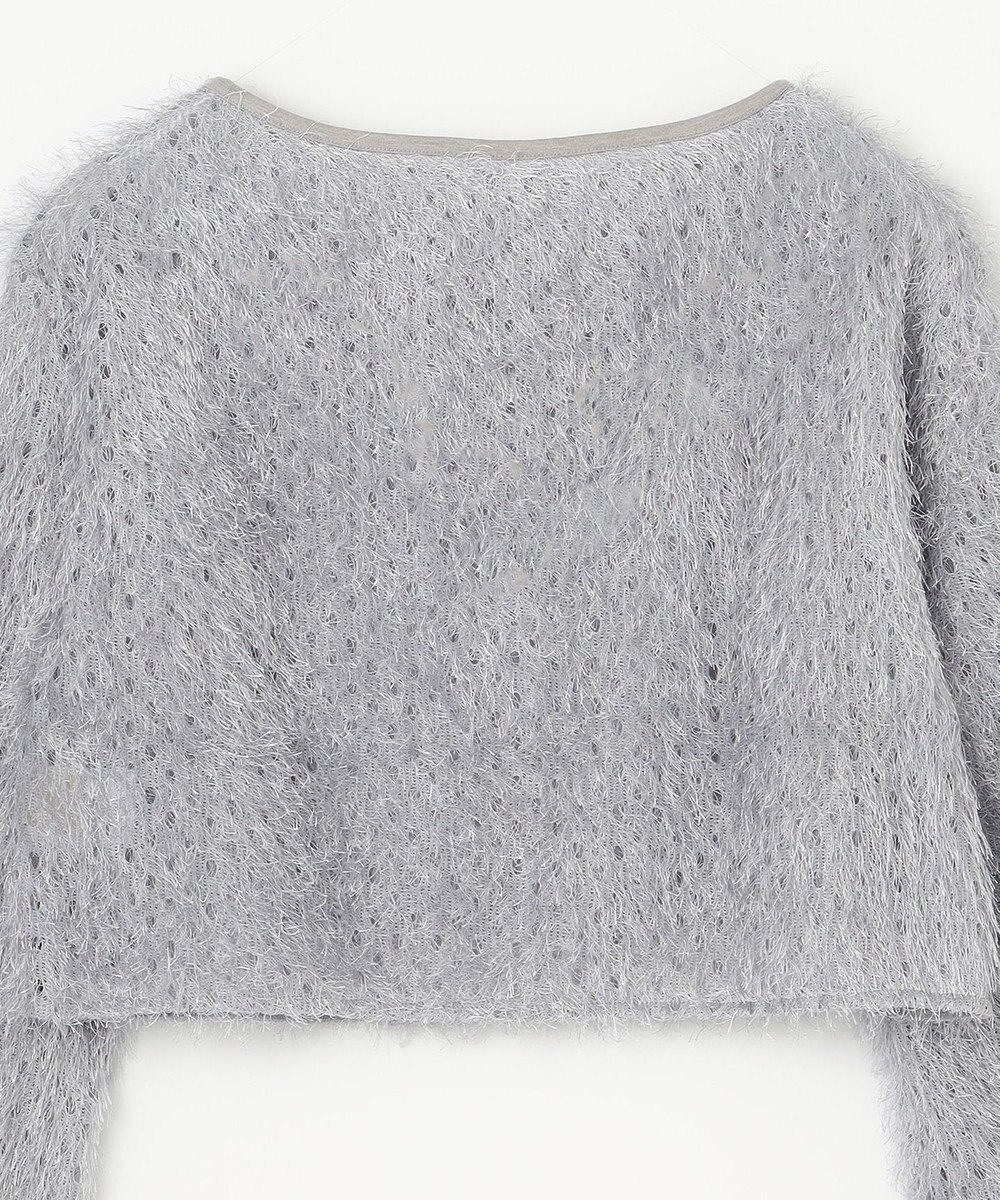 GRACE CONTINENTAL ラメフリンジカットトップ