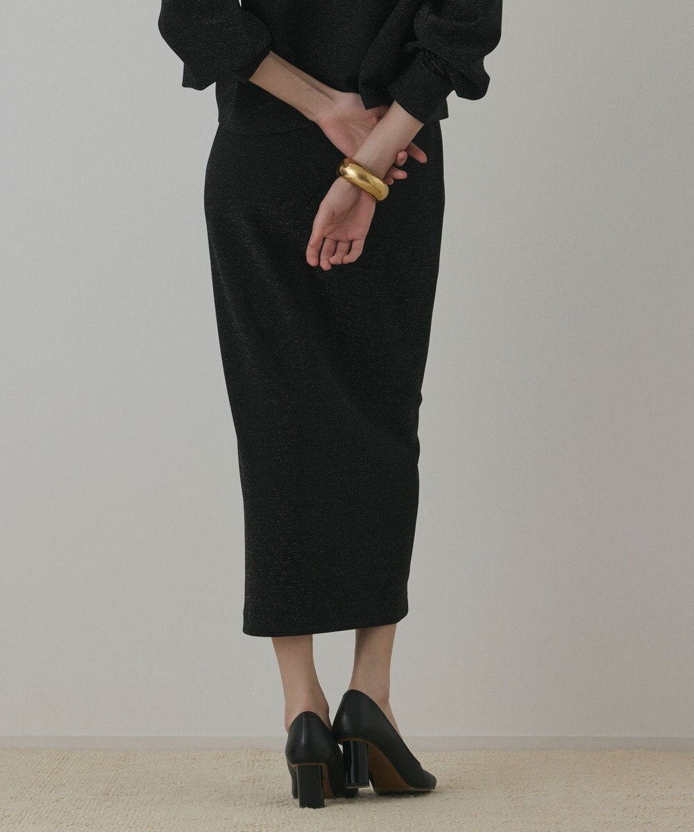 GRACE CONTINENTAL ラメカットスカート 