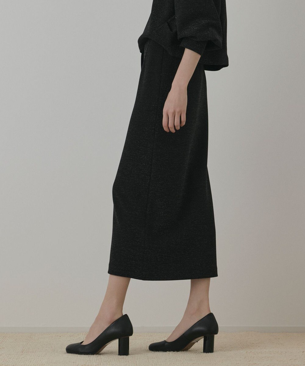 GRACE CONTINENTAL ラメカットスカート 