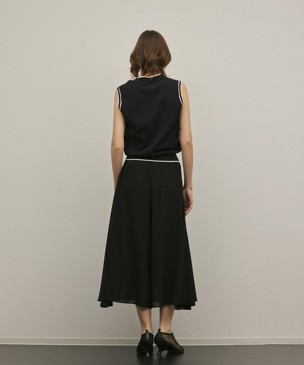 GRACE CONTINENTAL フラワープリントニットトップ 