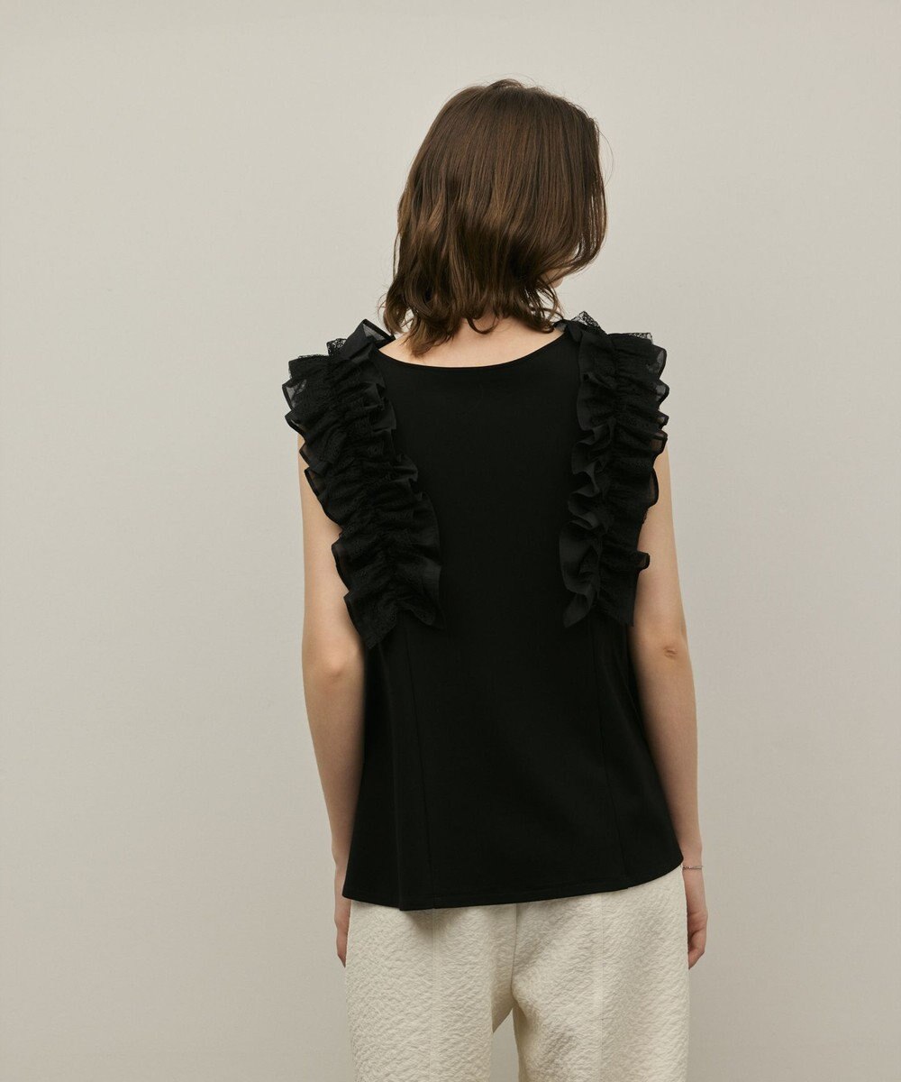 GRACE CONTINENTAL フリル切替カットトップ 
