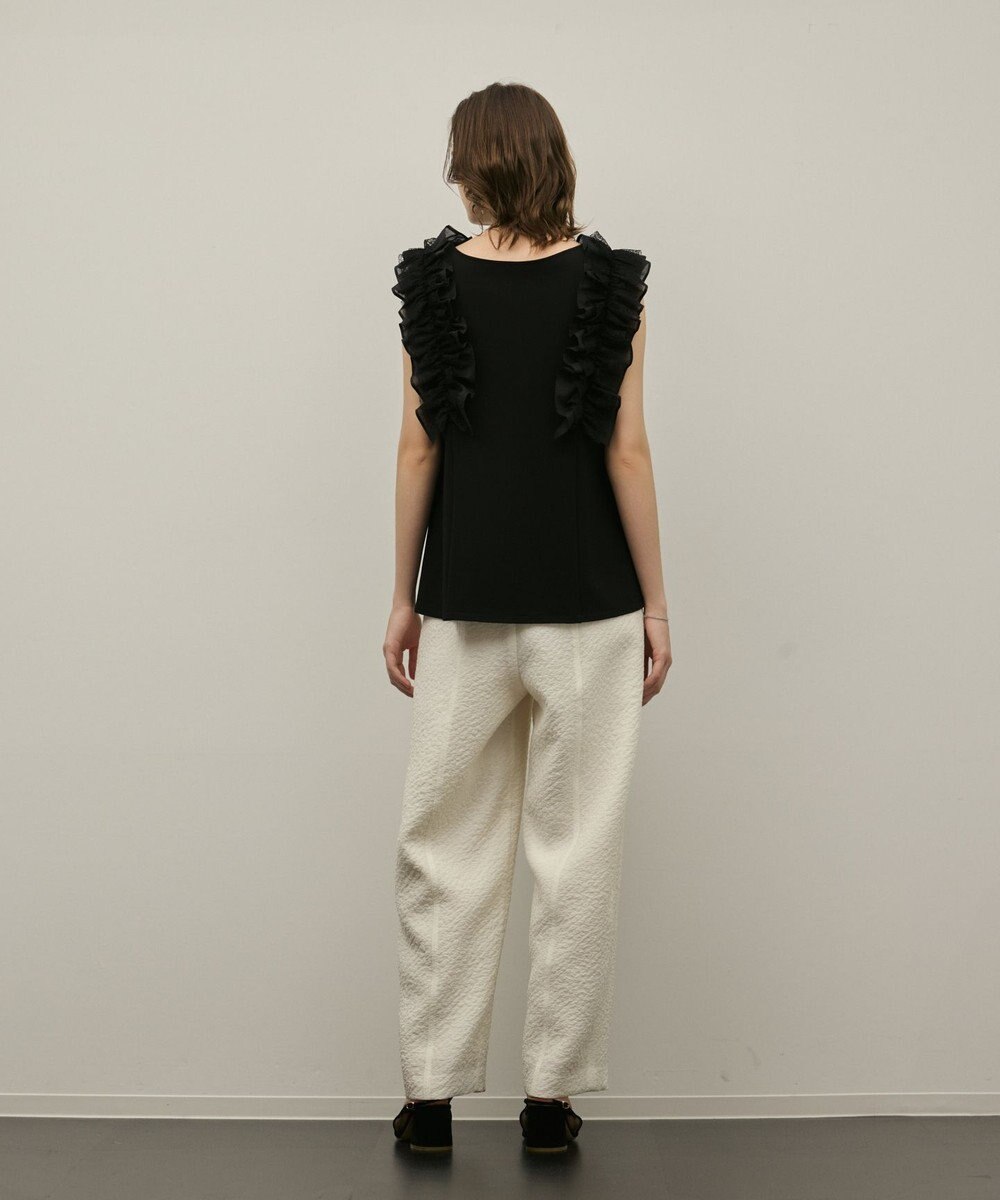 GRACE CONTINENTAL フリル切替カットトップ 