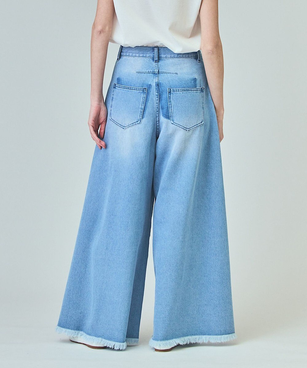 GRACE CONTINENTAL バギーデニムパンツ 