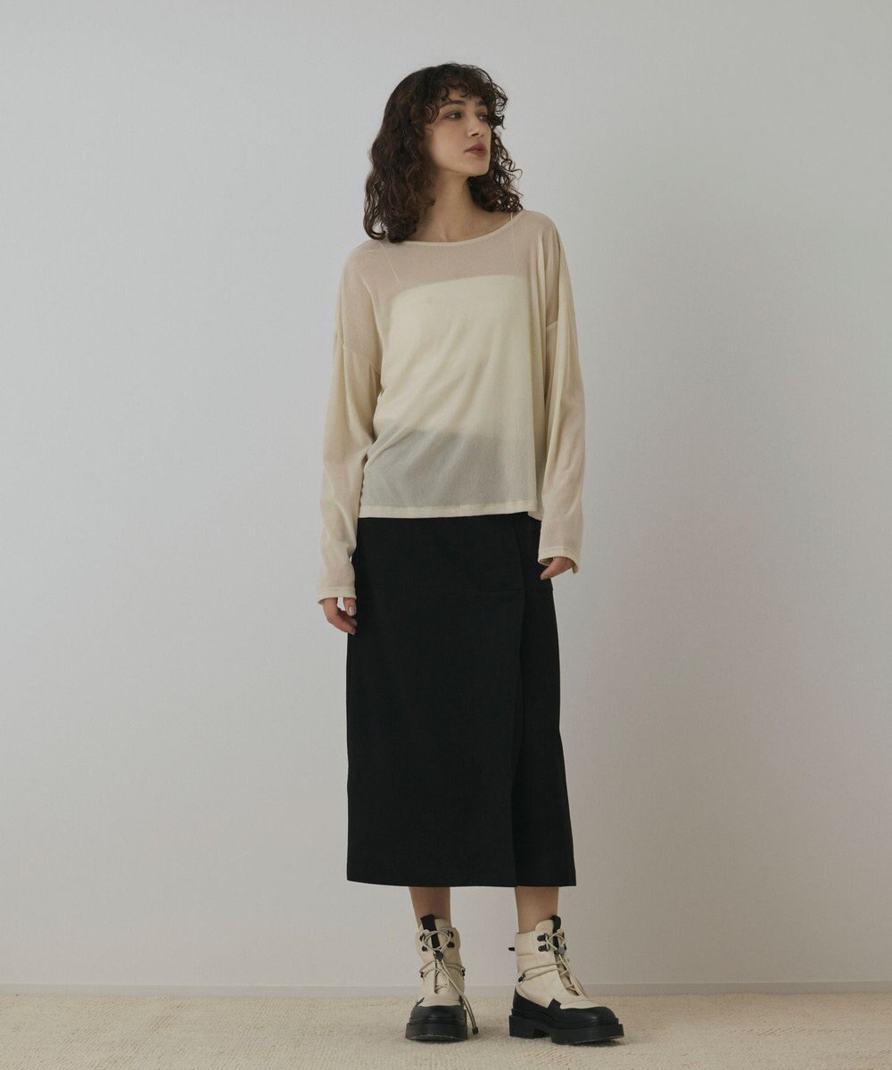 GRACE CONTINENTAL フロッキーオーバーカットトップ 