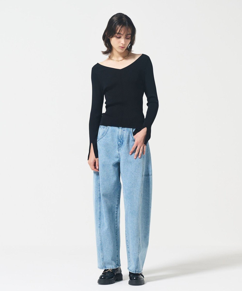 GRACE CONTINENTAL エッグラインデニムパンツ