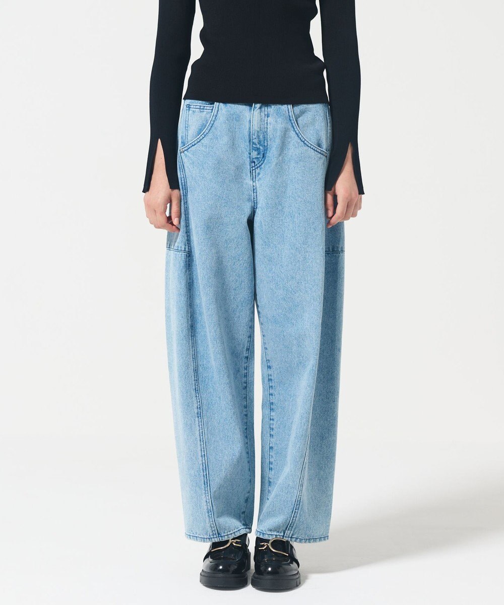 GRACE CONTINENTAL エッグラインデニムパンツ 