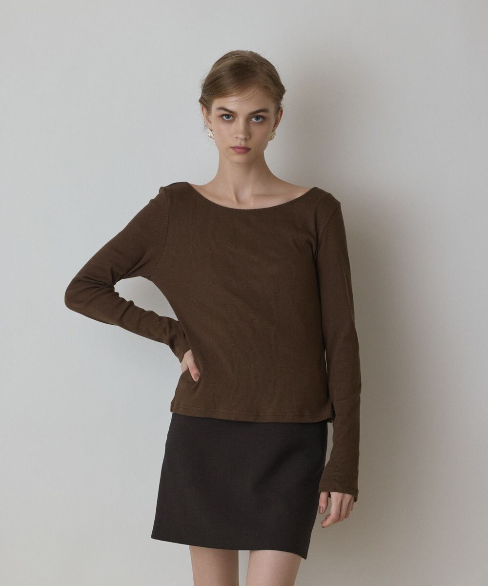 GRACE CONTINENTAL ウ－ルコットンテレコトップ 