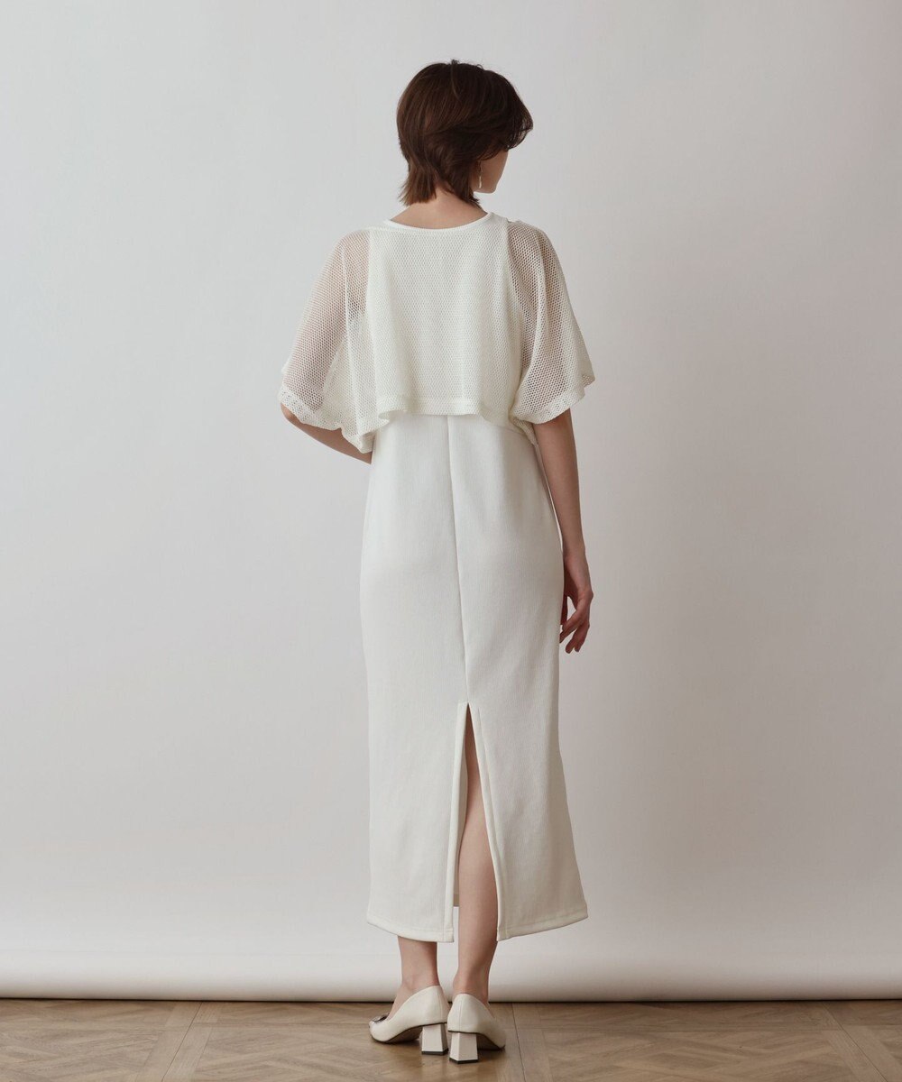 GRACE CONTINENTAL メッシュレイヤードワンピース 