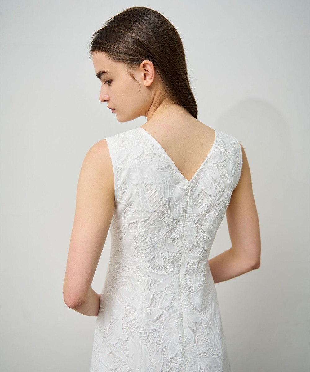 GRACE CONTINENTAL ケミカルリーフドレス 