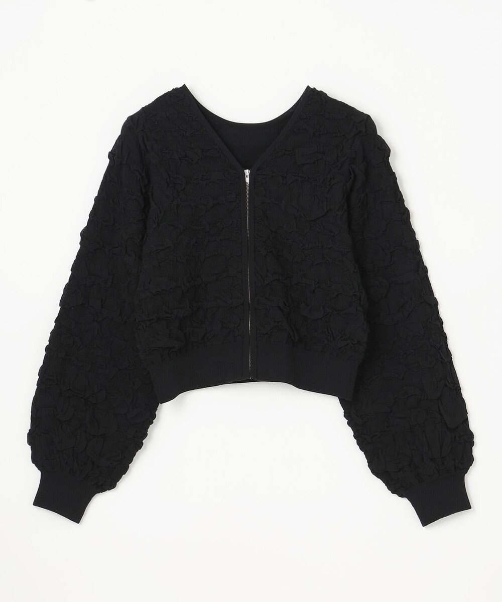 GRACE CONTINENTAL フクレジャガードニットトップ 