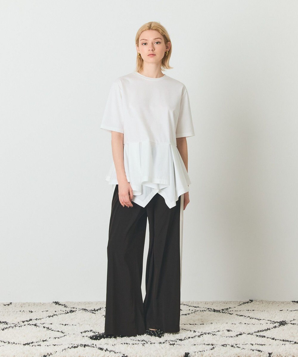 GRACE CONTINENTAL ペプラムカットトップ 
