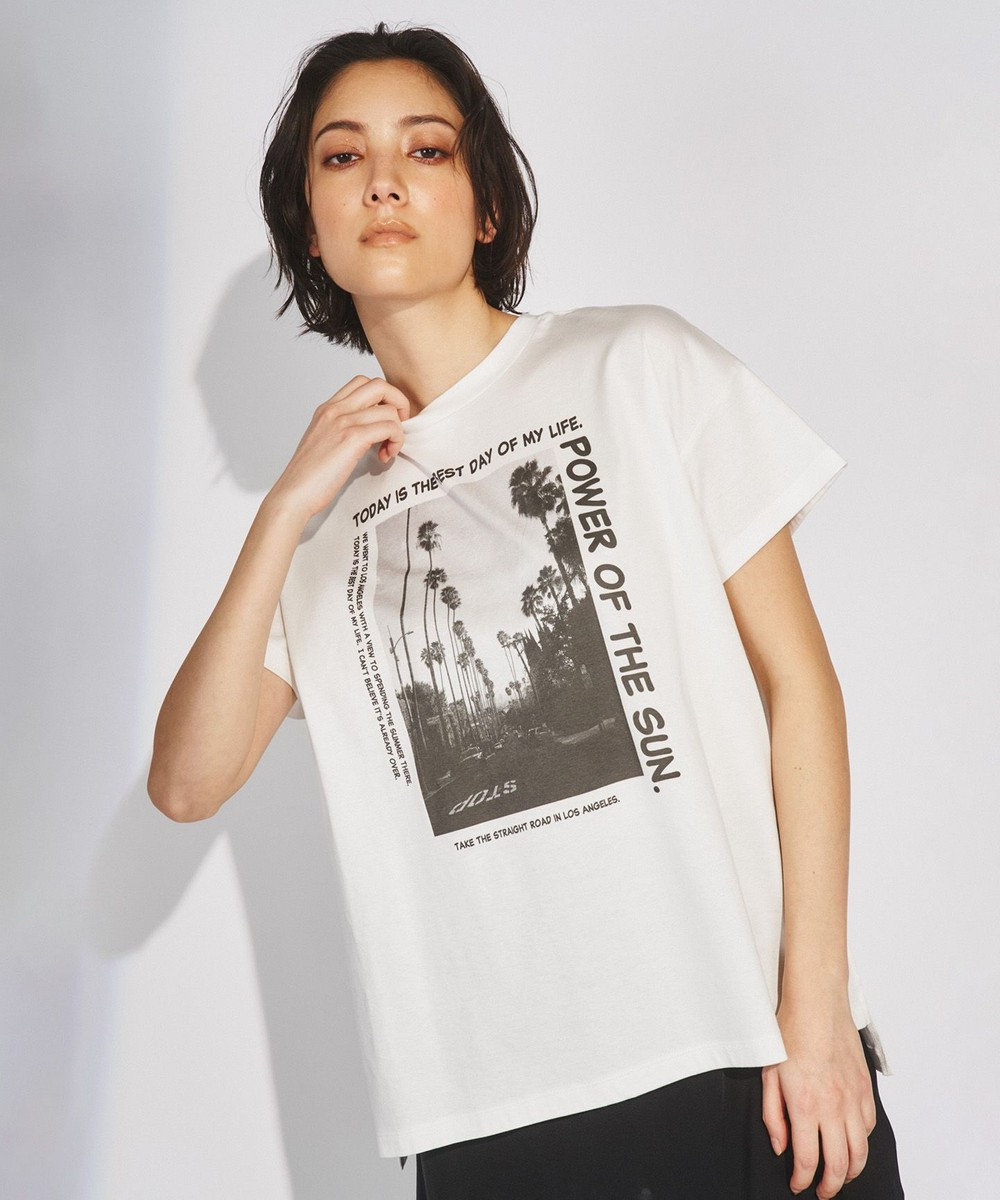 ルーズフォトTシャツ / GRACE CONTINENTAL | GRACE CONTINENTAL ...