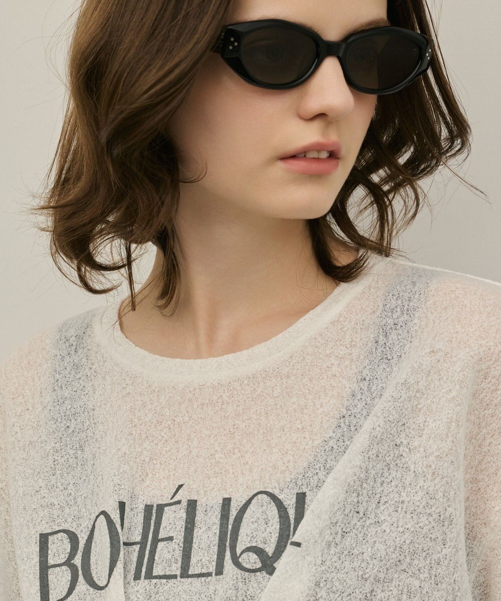 GRACE CONTINENTAL タックロゴTシャツ 