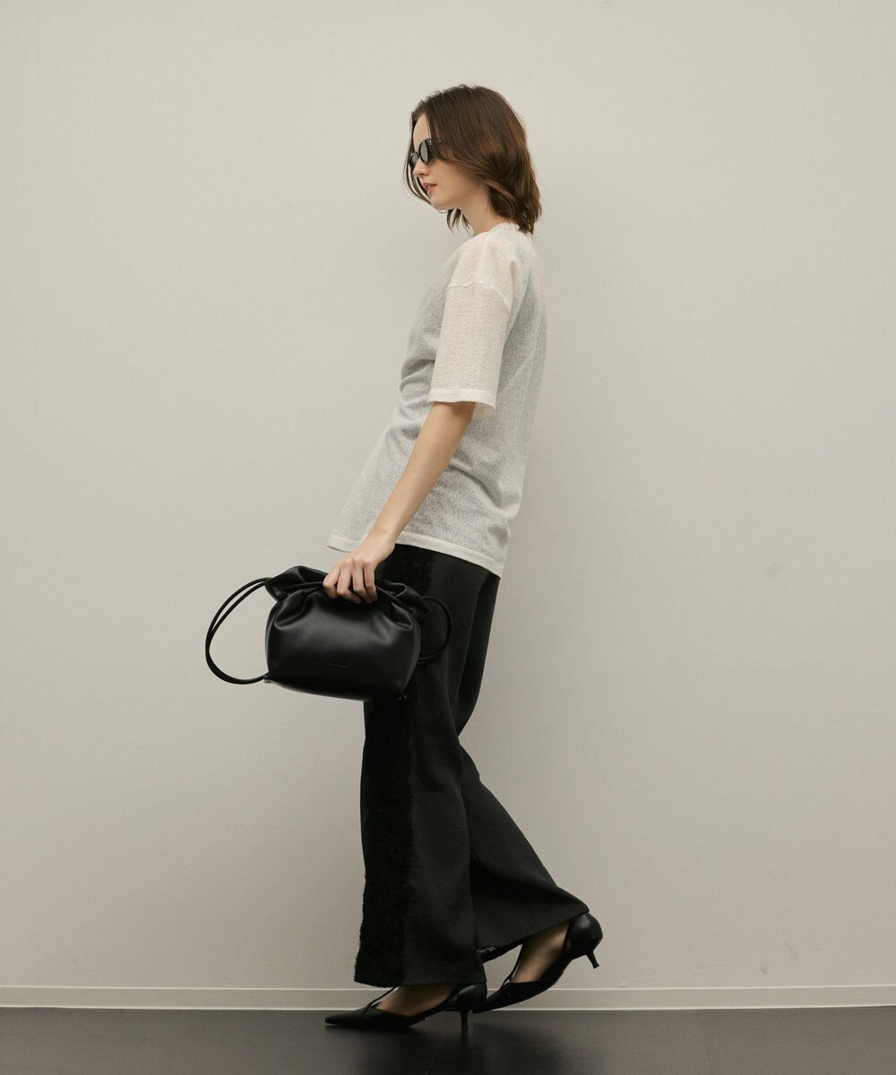 GRACE CONTINENTAL タックロゴTシャツ 