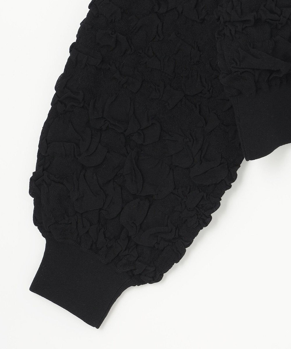 GRACE CONTINENTAL フクレジャガードニットトップ 