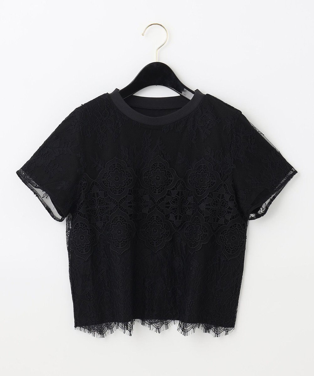 レースレイヤードTシャツ / GRACE CONTINENTAL | GRACE