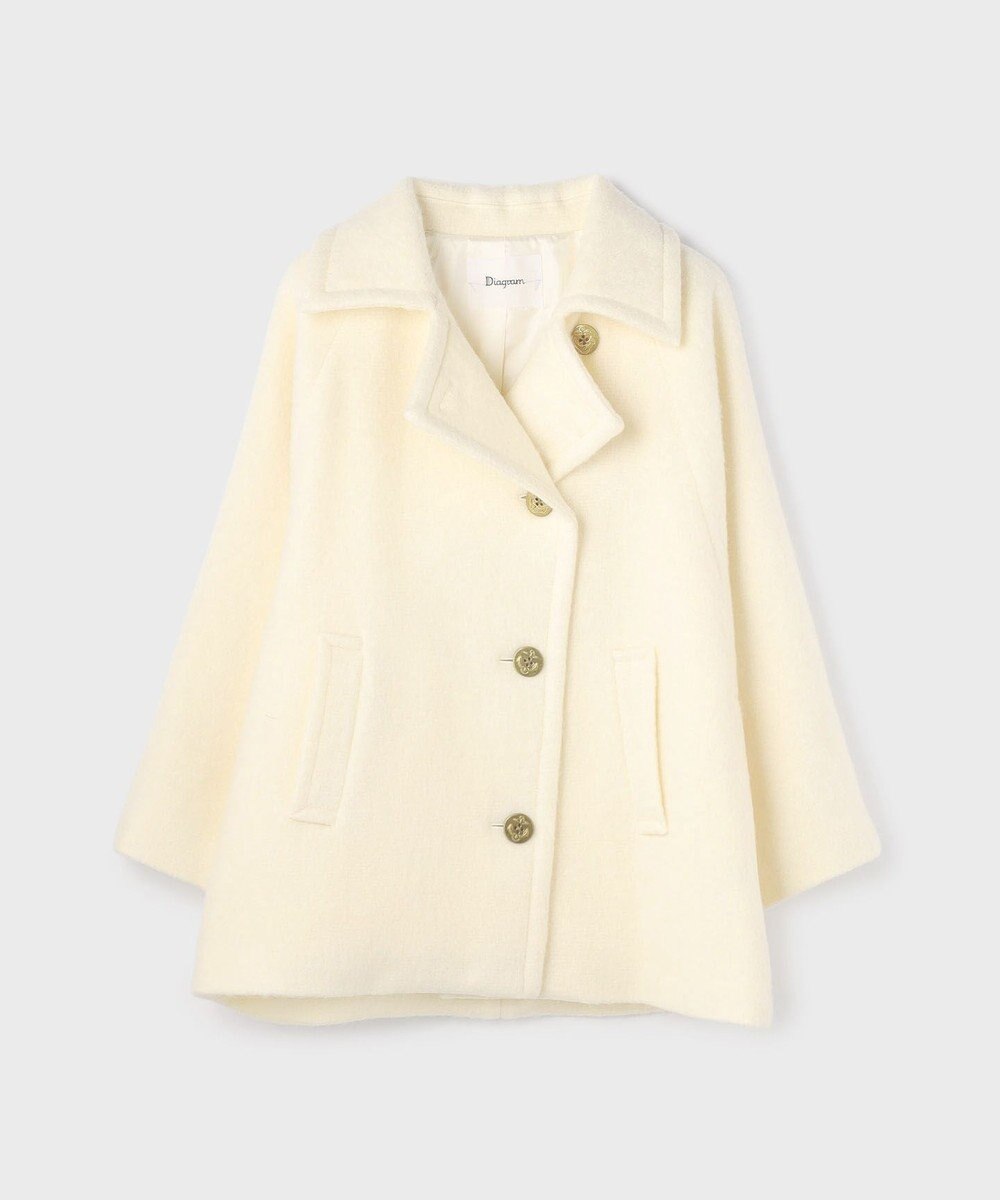 GRACE CONTINENTAL シャギ－ハ－フコ－ト 